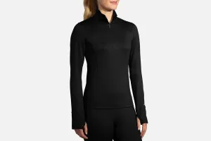 Brooks | Dash 1/2 Zip | Women's | Black