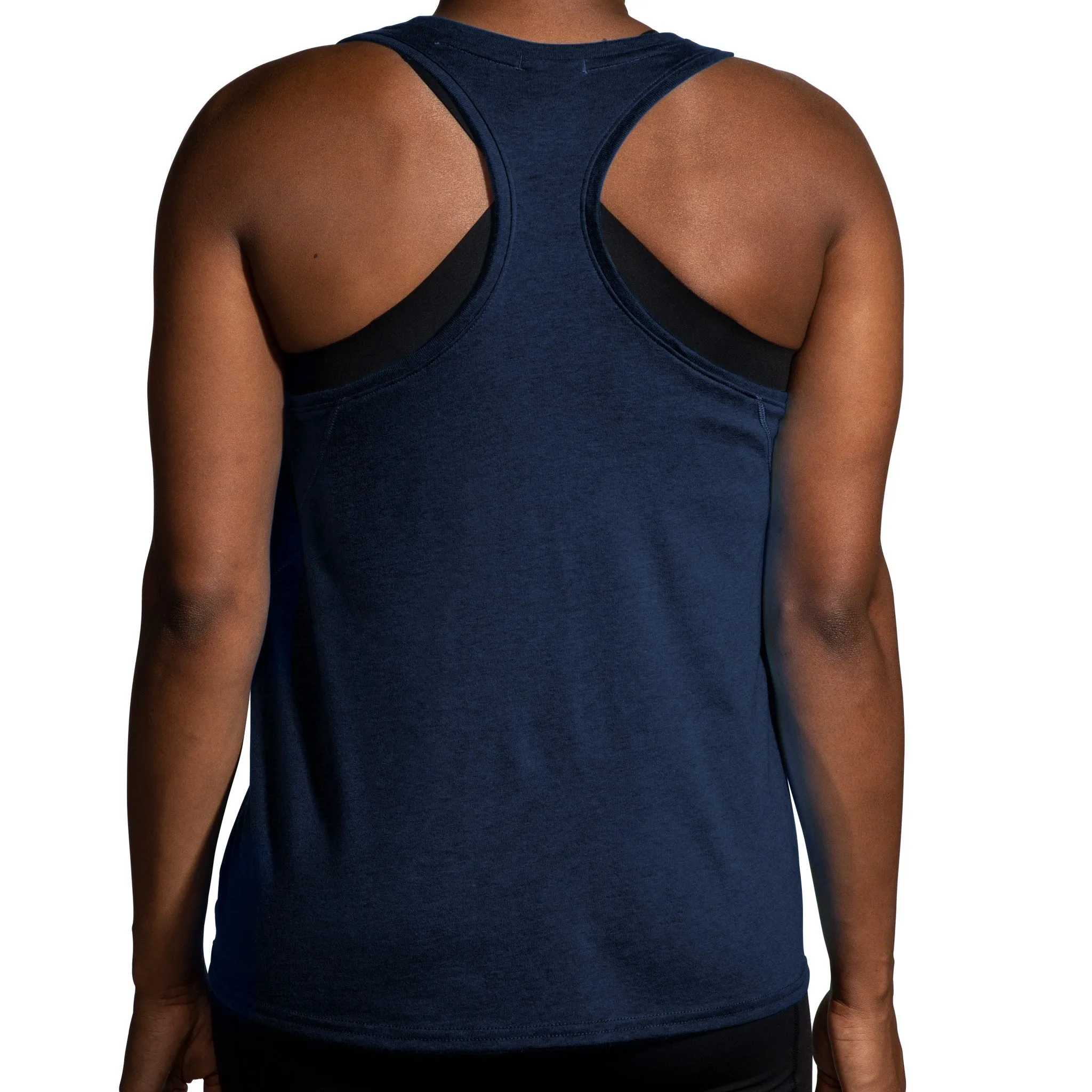 Brooks | Distance Tank 2.0 | Women's | Run Happy Navy Run USA