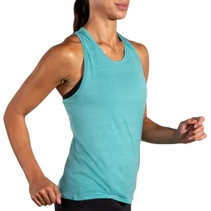 Brooks | Luxe Tank | Women's | Heather Aqua