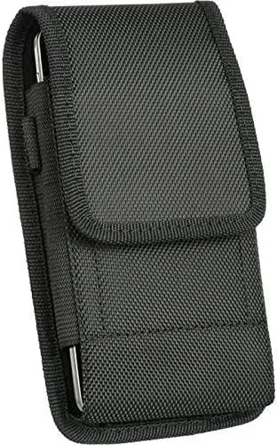 Cell Phone Pouch Nylon Holster Case with Belt Clip Cover For Motorola G Stylus (2021)/G Power (2021)/G Play (2021)/Z2 PLAY/Z2 Force/Z3 Play/Z Play Case