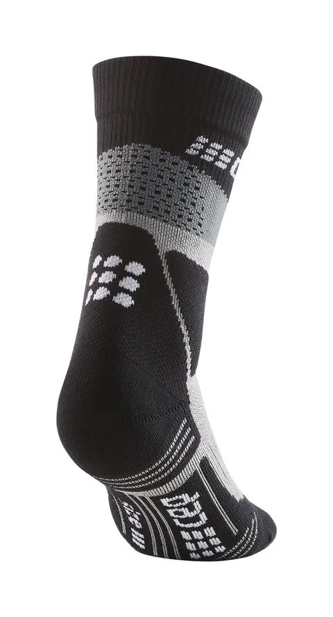 CEP | Hiking Max Cushion Mid Cut Compression Socks | Men's | Black