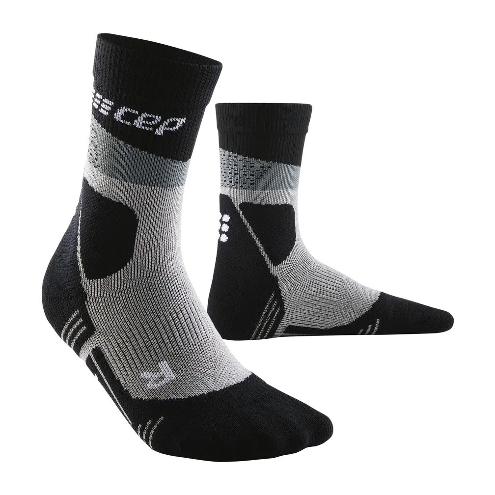 CEP | Hiking Max Cushion Mid Cut Compression Socks | Men's | Black