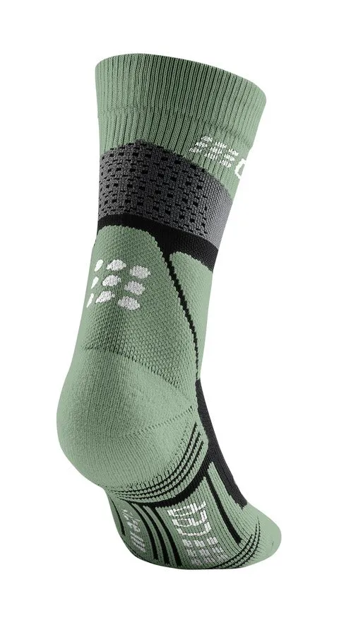 CEP | Hiking Max Cushion Mid Cut Compression Socks | Men's | Green