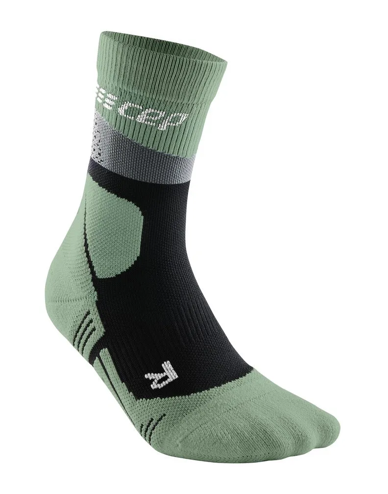 CEP | Hiking Max Cushion Mid Cut Compression Socks | Men's | Green