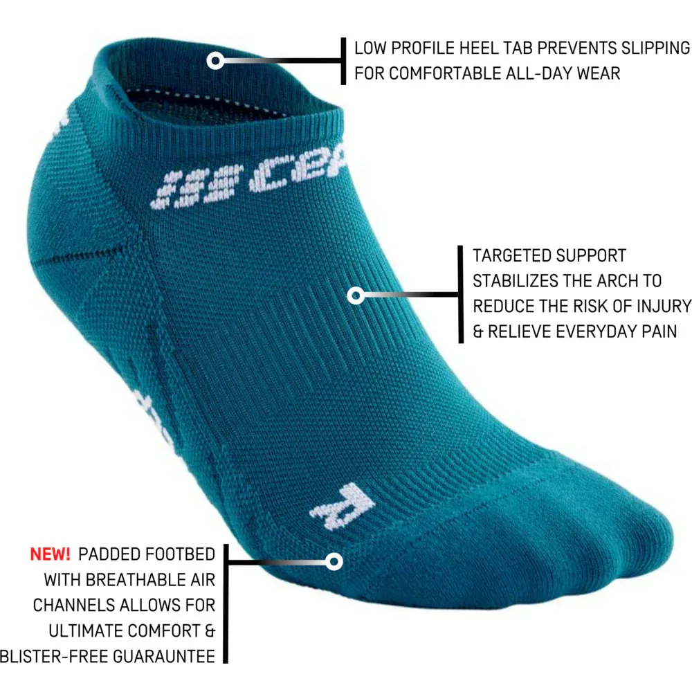 CEP | The Run No Show Socks 4.0 | Men's | Petrol