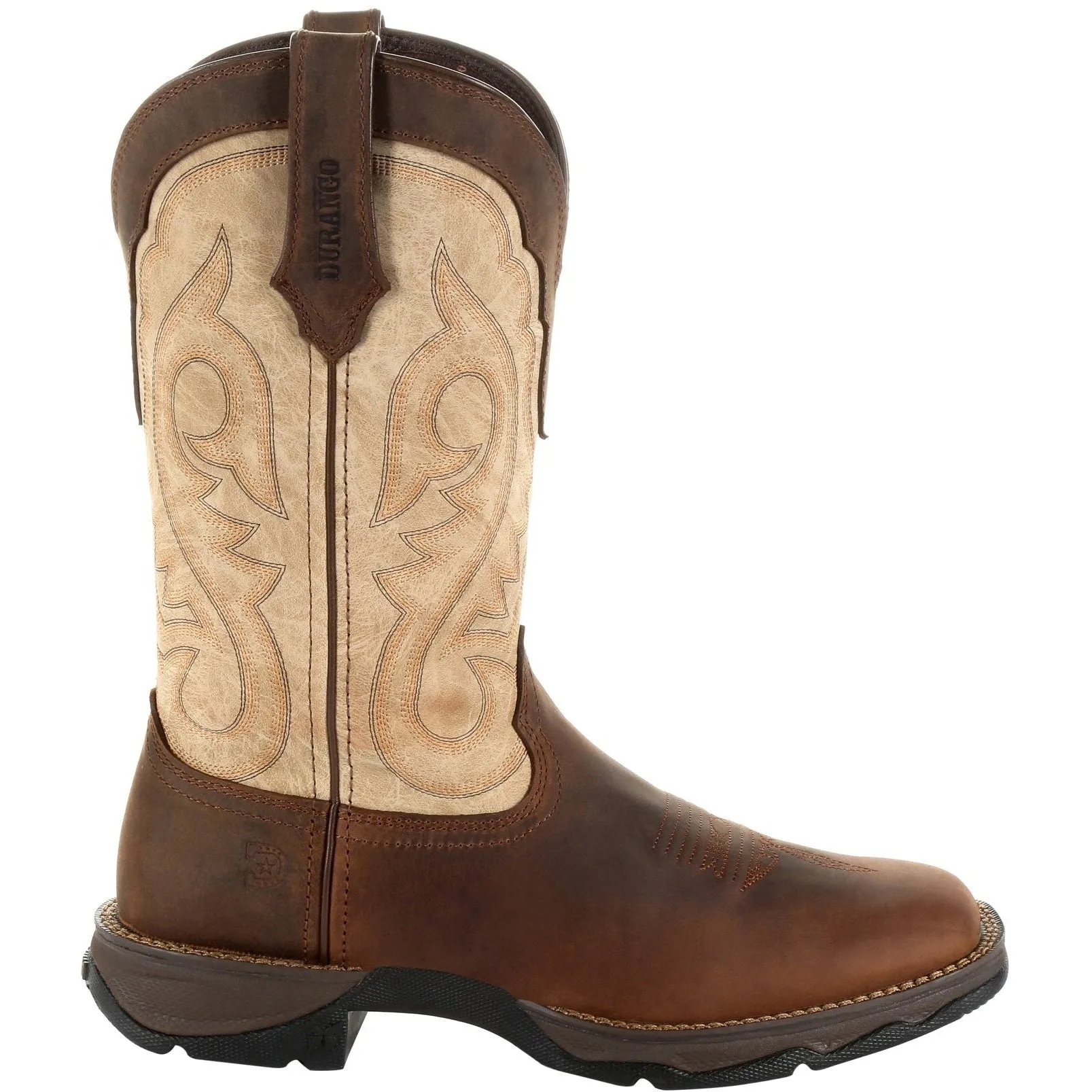 Durango Women's Lady Rebel 11" Square Toe Western Boot- Brown- DRD0332