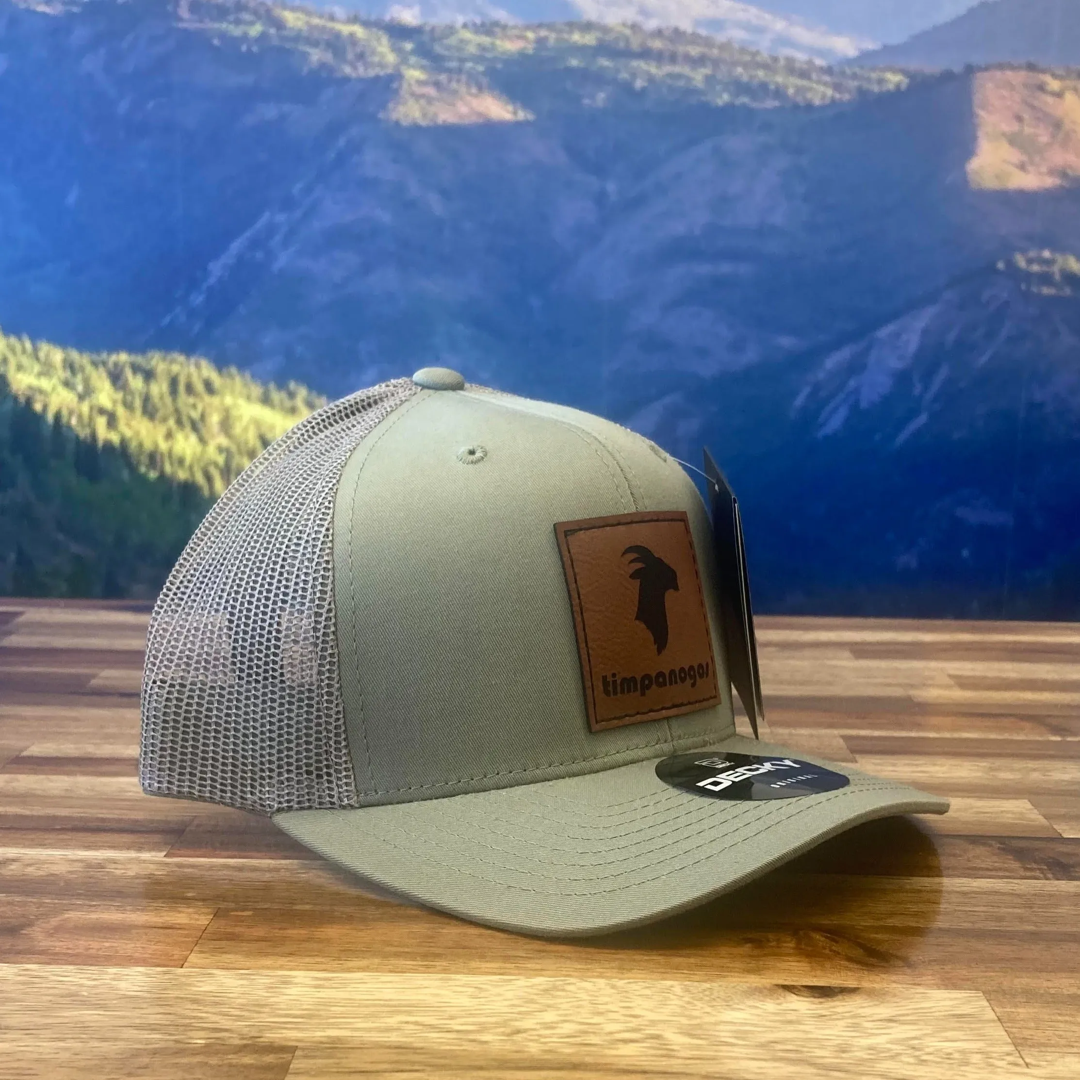 GOAT (Timpanogos) Trucker Patch Hat - Miltary Green