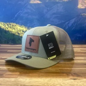 GOAT (Timpanogos) Trucker Patch Hat - Miltary Green