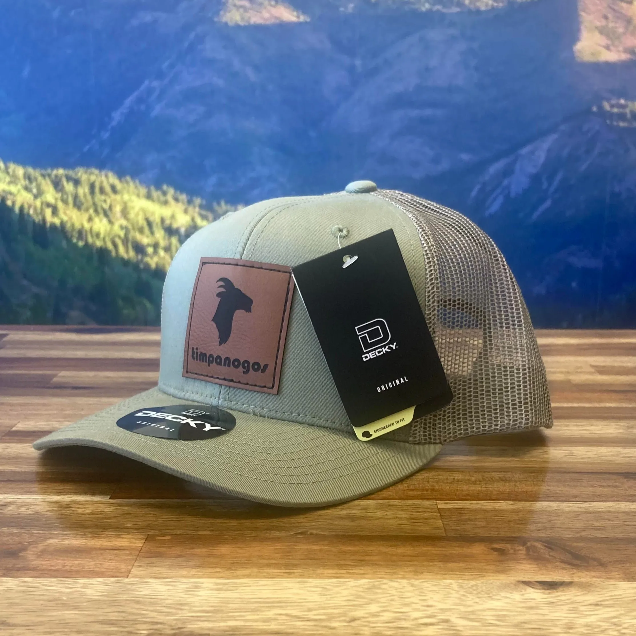 GOAT (Timpanogos) Trucker Patch Hat - Miltary Green