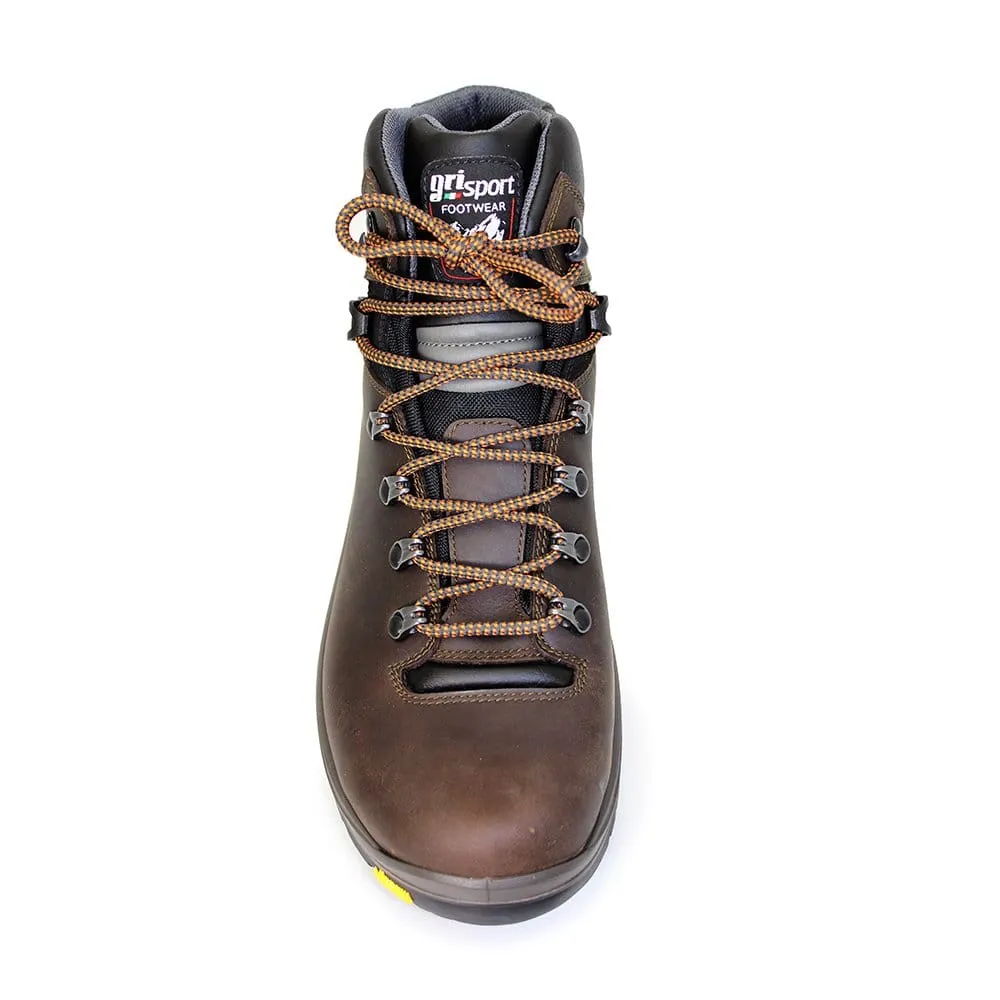 Grisport Saracen Brown Unisex Leather Waterproof Hiking Boots