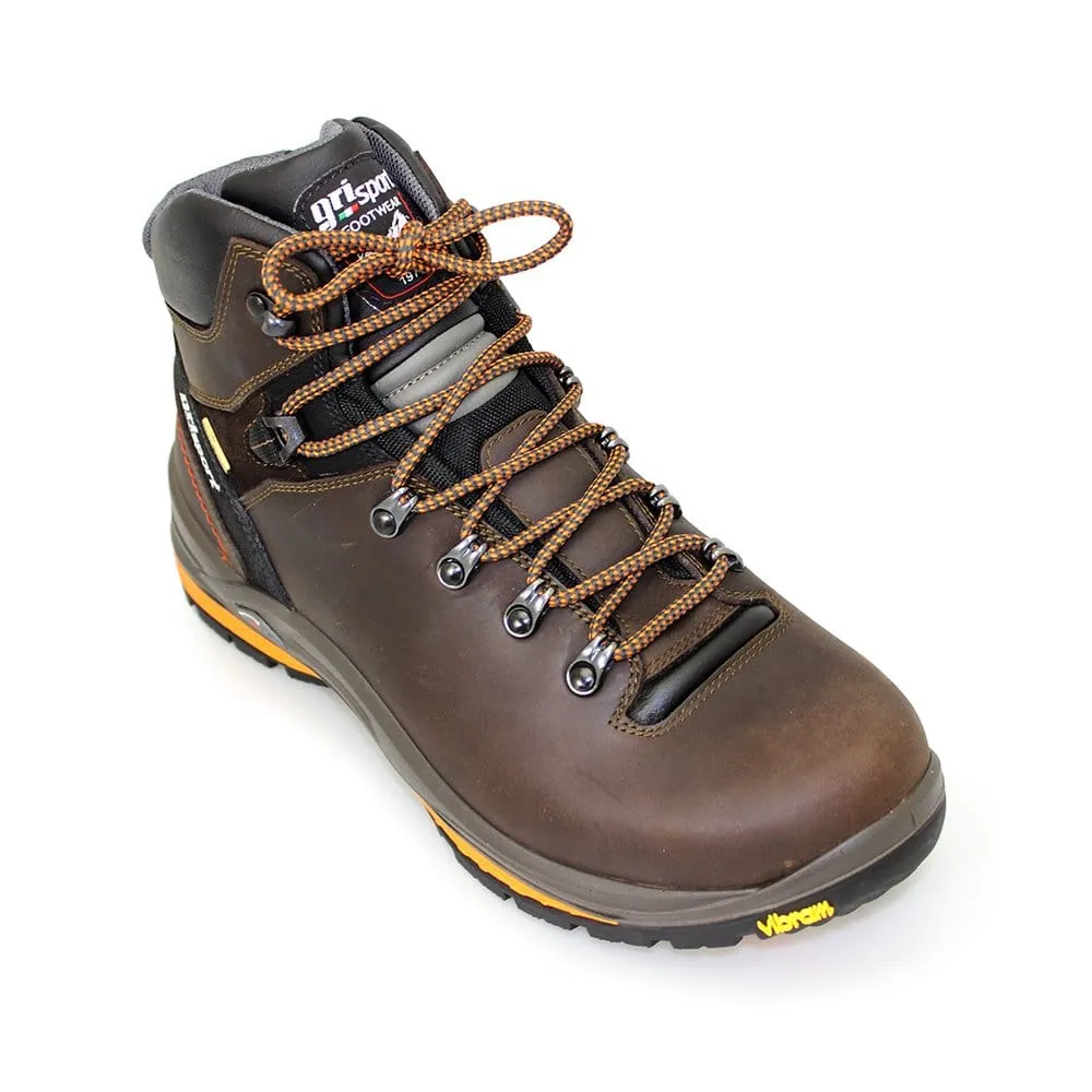 Grisport Saracen Brown Unisex Leather Waterproof Hiking Boots