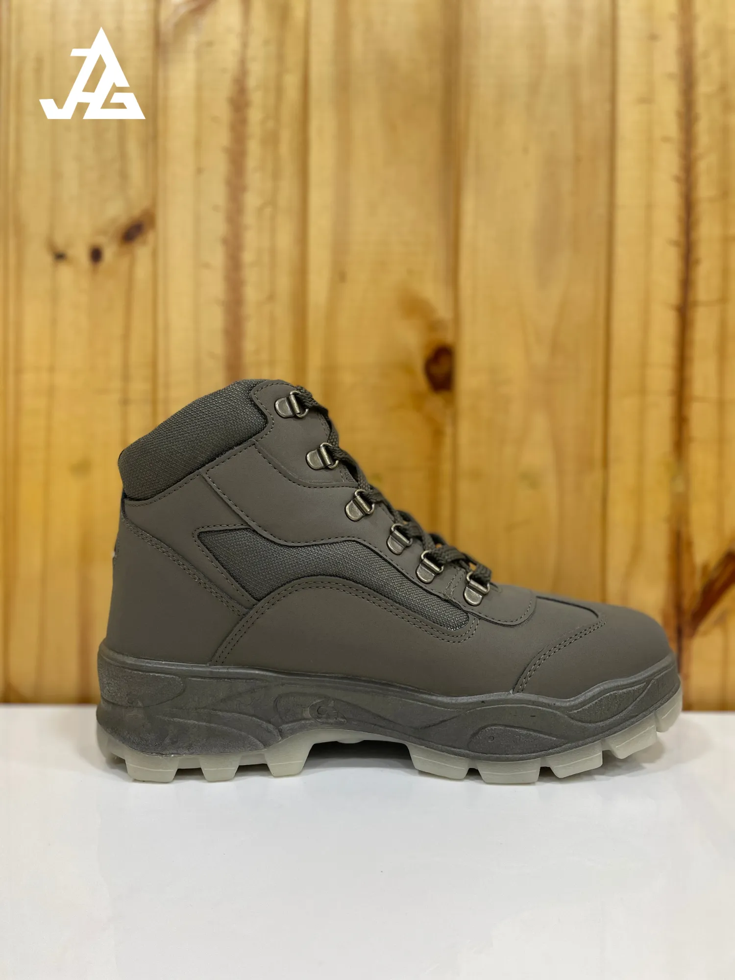 JAG Hercules Series High Ankle Hiking & Trekking Shoes | Unisex | Olive