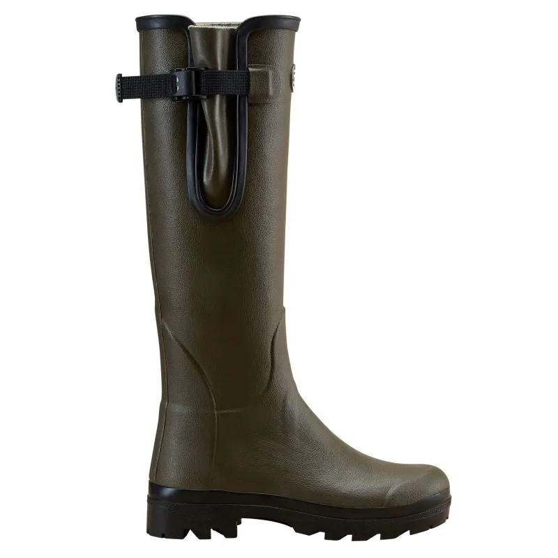 Le Chameau Ladies Vierzon Jersey Lined Wellington Boots - Chameau Green