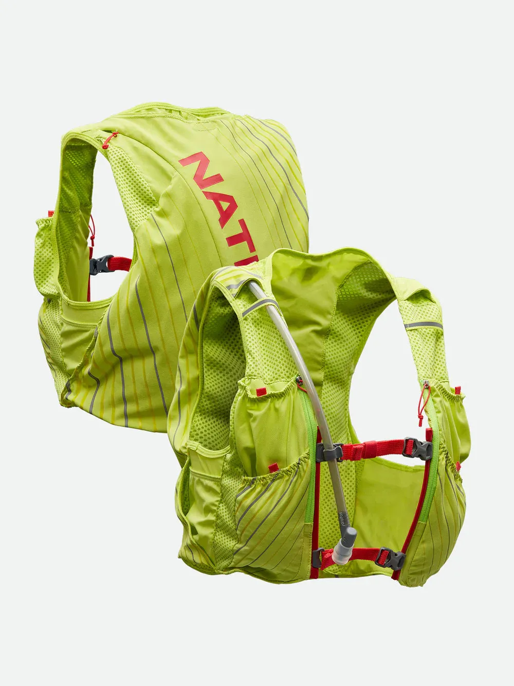 Nathan | Pinnacle 12L Hydration Race Vest | Women's | Finish Lime/Hibiscus