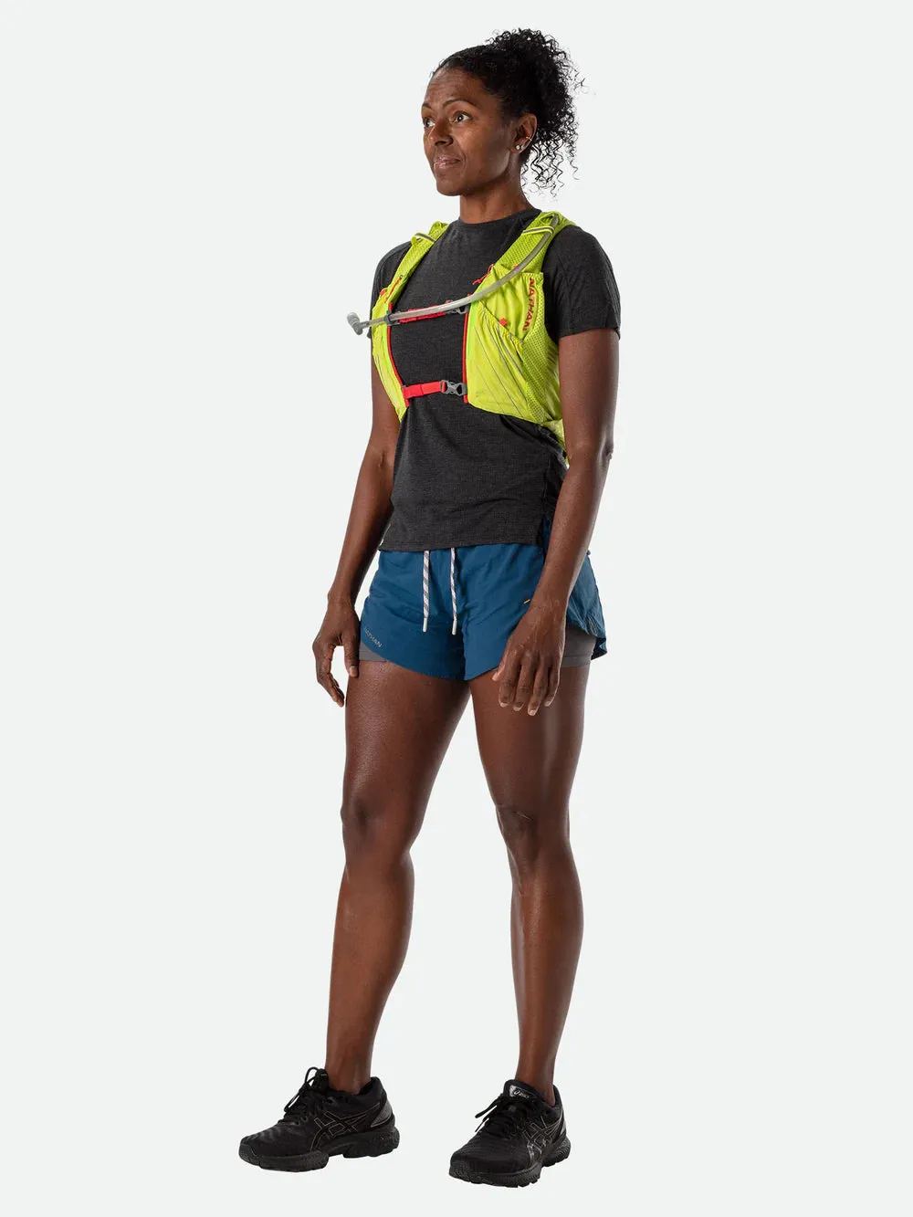 Nathan | Pinnacle 12L Hydration Race Vest | Women's | Finish Lime/Hibiscus