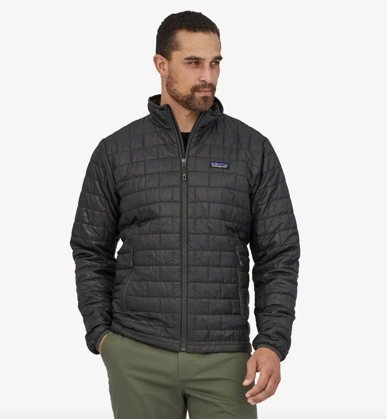 Patagonia Mens Nano Puff Jacket Forge Grey