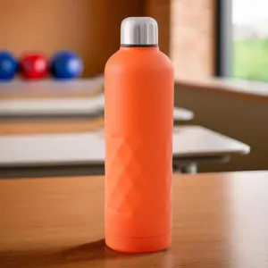 The Better Home Insulated Thermosteel Bottle 750ml | Small Flask Water Bottle for Kids School | Hot and Cold Water Bottle | Gym Bottles for Men/Women | Leakproof Screw Cap | Gifting Items (Orange)