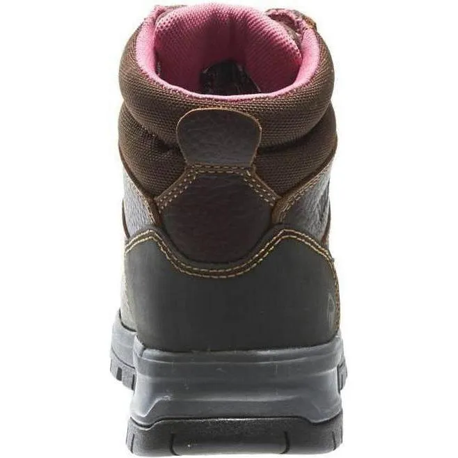 Wolverine Women's Piper 6" Comp Toe WP EH Work Boot - Brown - W10180